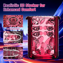 Load image into Gallery viewer, Elektrischer Masturbator Masturbieren Sex Spielzeug für Männer 5 Teleskop 5 Rotierend 5 Saugen, Vibratorensets APP Fernbedienung Vagina Pussy Sex Toys Penispumpe, Masturbatoren Taschenmuschi