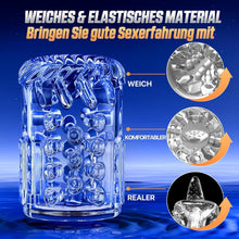 Load image into Gallery viewer, Elektrischer Masturbator Masturbieren für Männer 7 Teleskopfunktion &amp; Rotierend &amp; Saugen, Sex Spielzeug für die Männer Realistisch Zungenleck Blowjob, Taschenmuschi Masturbatoren Penis Pussy Sex Toys