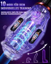 Load image into Gallery viewer, Masturbieren für Männer mit Zungenleck Sex Spielzeug für die Männer - Full-Wrap Masturbator Sexspielzeug für Männer Solo, Penis Eichel Vibrator Masturbator, KI-Interaktion Sex Toyset für Man