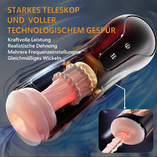 Load image into Gallery viewer, Masturbieren für Männer PINTLE Elektrische Cup-Masturbatoren mit 10 Saugen &amp; Schlucken &amp; Vaginalverengung &amp; Kolbenbewegung Leise Bohrmaschine Blowjob Sex Spielzeug für die Männer Paare Solo Sextoys