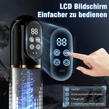 Load image into Gallery viewer, Penispumpe für Penisvergrößerung Sex Spielzeug für die Männer, Elektrische Penis Vakuumpumpe mit Taschenmuschi 4 + 3 Saugstufen, IPX7 100% Wasserdicht Erektion Masturbator mit 2 Silikonhülsen