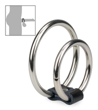 Load image into Gallery viewer, Doppel-Cockring aus Metall