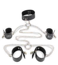 Load image into Gallery viewer, Hand- und Fußfesseln mit Halsband