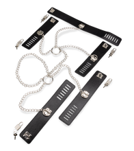 Load image into Gallery viewer, Hand- und Fußfesseln mit Halsband