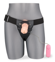 Load image into Gallery viewer, Hohler Strap-On-Dildo mit Vibration