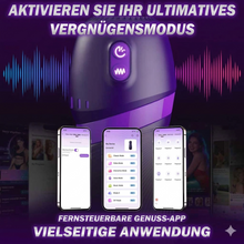 Load image into Gallery viewer, ultrarealistische Vaginette mit 9 Vibrations- und Saugmodi, freihändiger Masturbator für Männer, Sexspielzeug mit App-Steuerung, 3D-Vibration