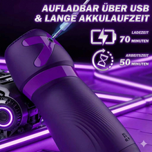 Load image into Gallery viewer, ultrarealistische Vaginette mit 9 Vibrations- und Saugmodi, freihändiger Masturbator für Männer, Sexspielzeug mit App-Steuerung, 3D-Vibration