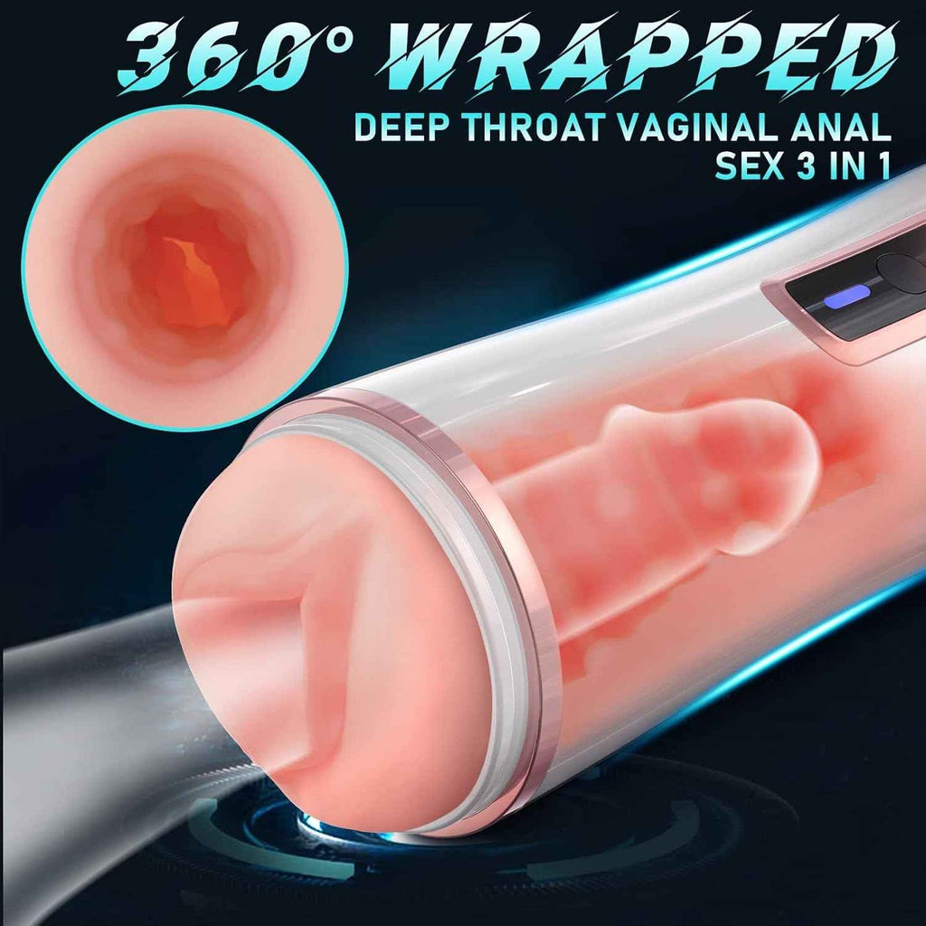 Desire Flow – Vibrierender Masturbator-Becher