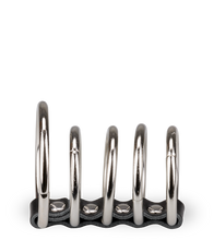 Load image into Gallery viewer, Peniskäfig aus 5 Metall-Cockringen
